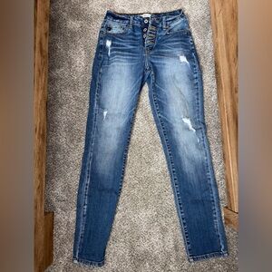 KanCan high waisted button jeans
